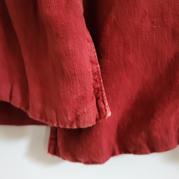 Raspberry Linen Cardian/Robe - Picture 3 of 4